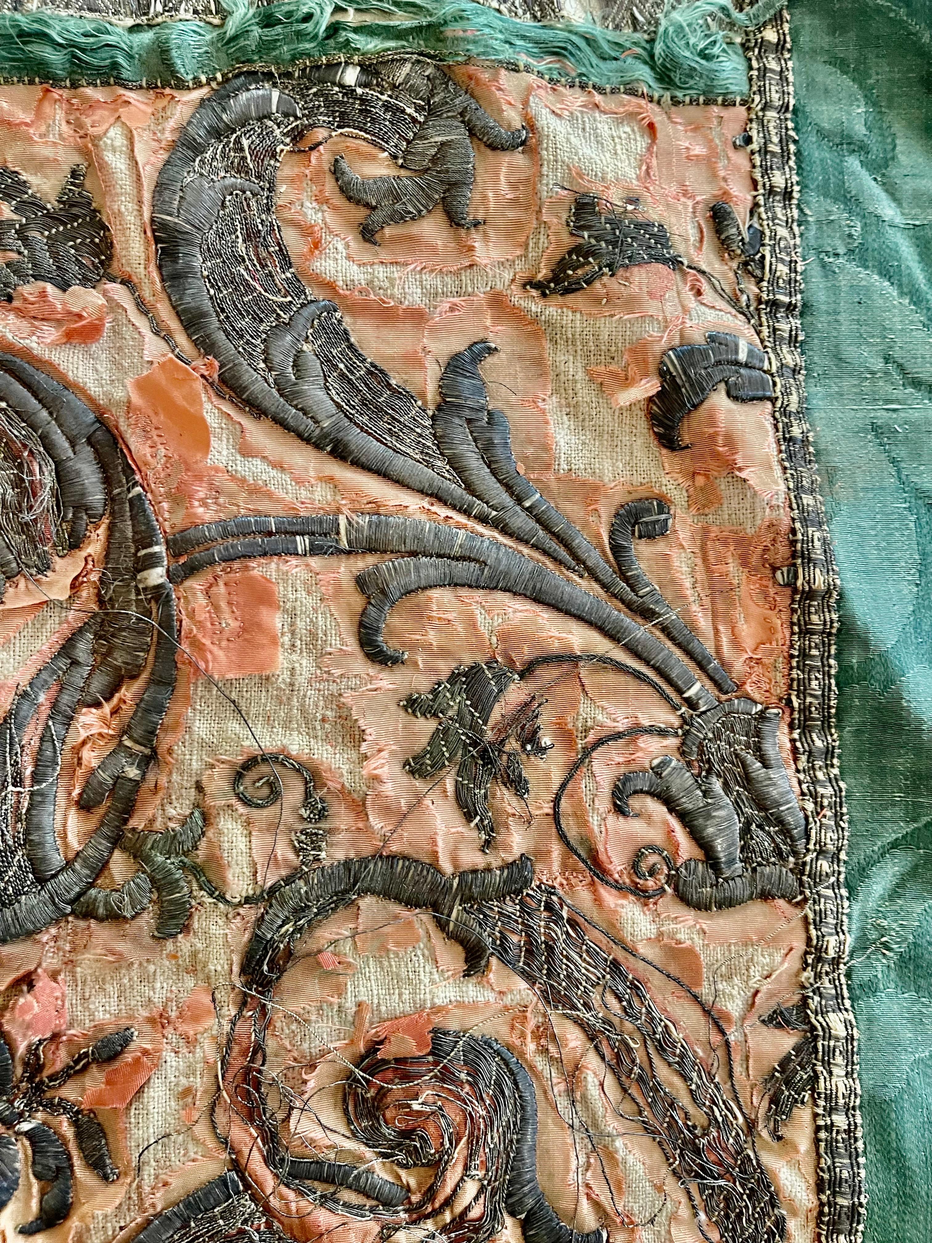 Wandteppich-Brocard-Meisterstück aus Museumssammlungsstempel, Frankreich XVI. Jahrhundert (Französisch) im Angebot