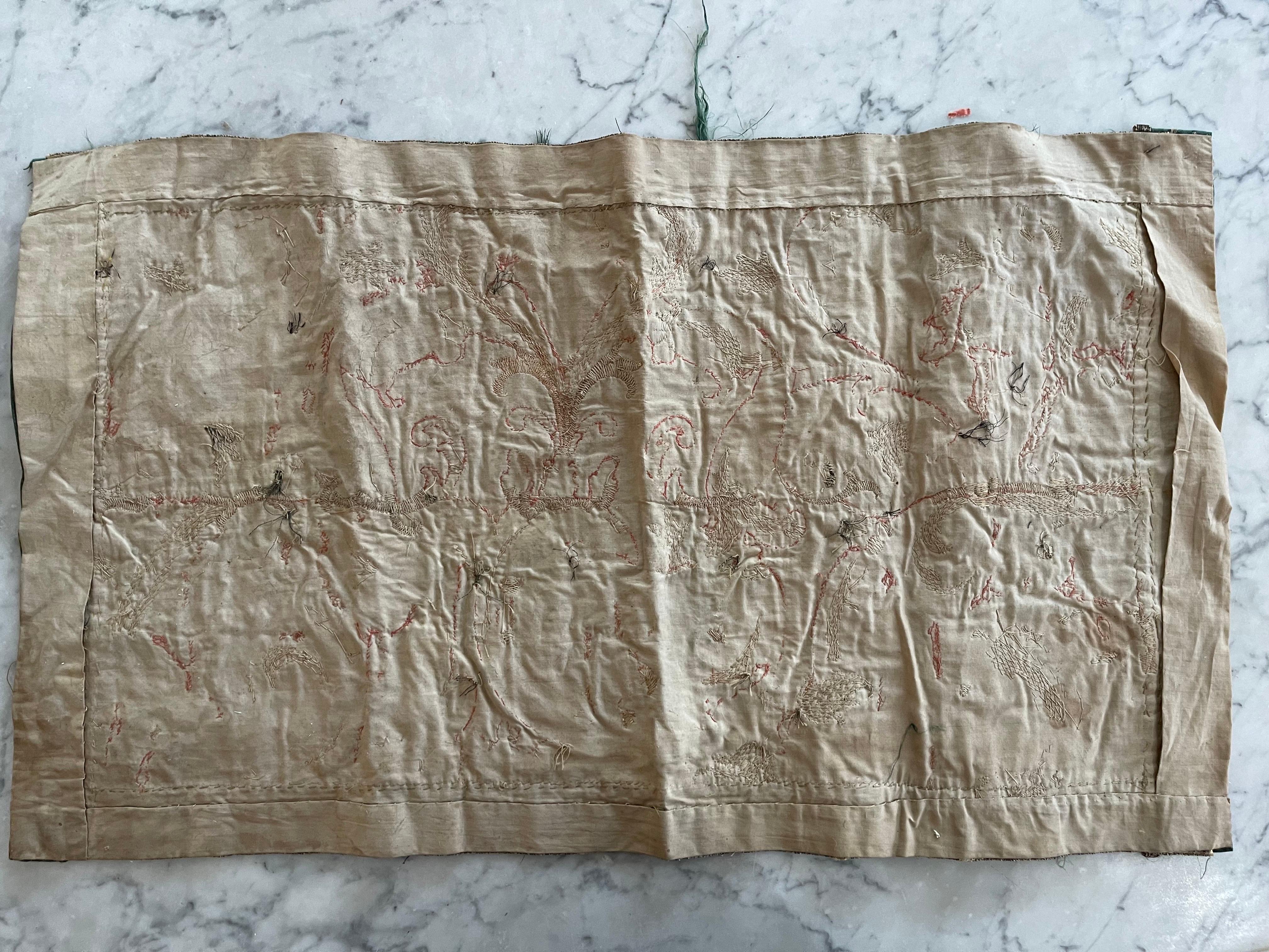 Wandteppich-Brocard-Meisterstück aus Museumssammlungsstempel, Frankreich XVI. Jahrhundert im Zustand „Relativ gut“ im Angebot in DÉNIA, ES