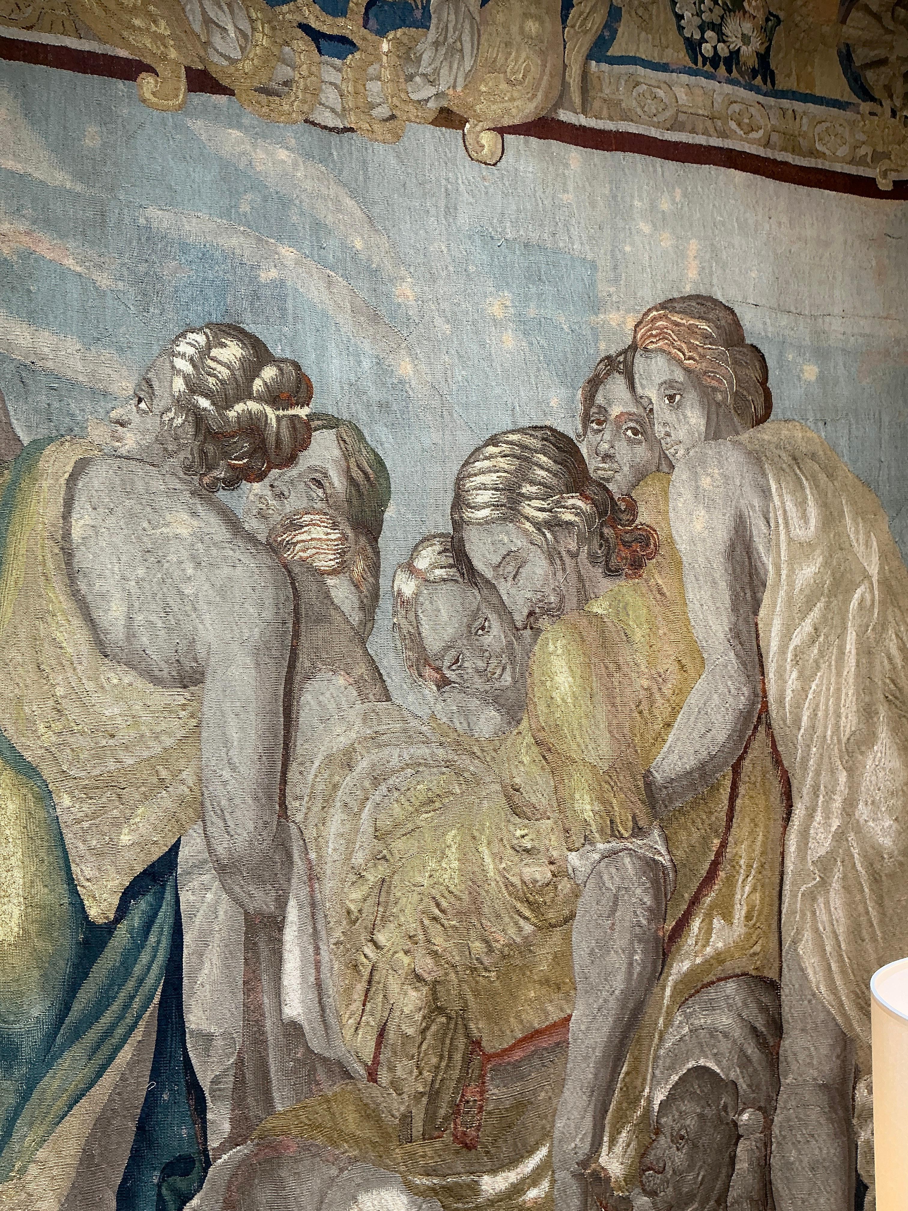 Tapestry Brussels 17th c For Sale 1