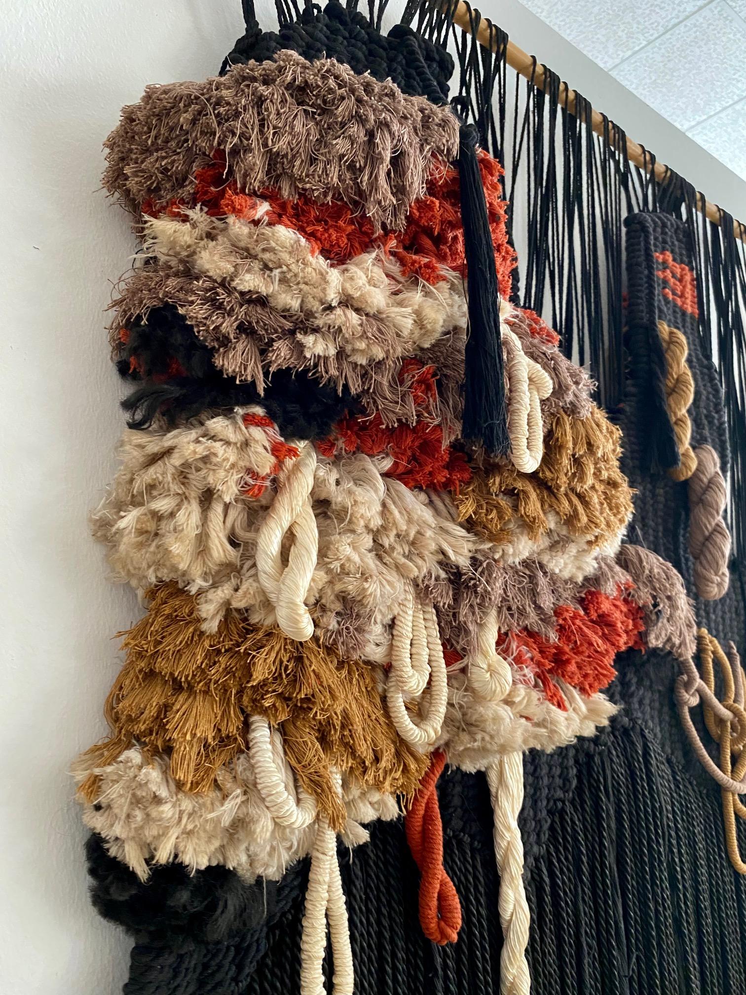 bohemian decor, macramé wall hangings should be at the top of your list. These lightweight, airy pieces are typically made with natural materials (think cotton cord and merino wool), and they create an instant boho-chic feel in any space.