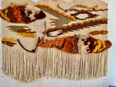 Tapestry Brutalist Macrame, Spain 1970s
