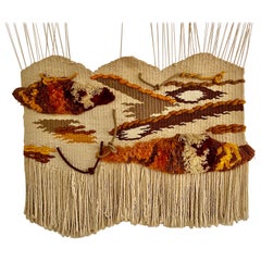 Tapestry Brutalist Macrame, Spain 1970s