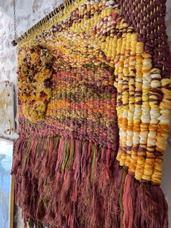 Tapestry Brutalist Macrame, Spain 1980s