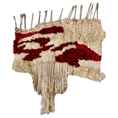 Tapestry Brutalist Macrame, Spain 1980s