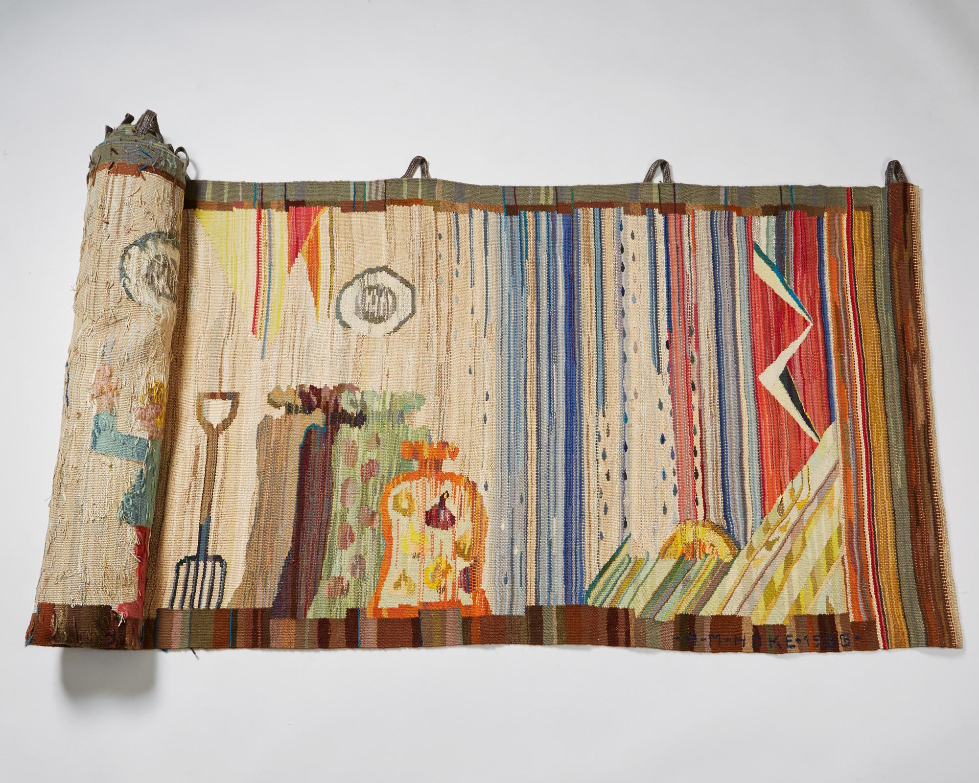 European Tapestry by Anna-Maria Hoke, Sweden, 1966