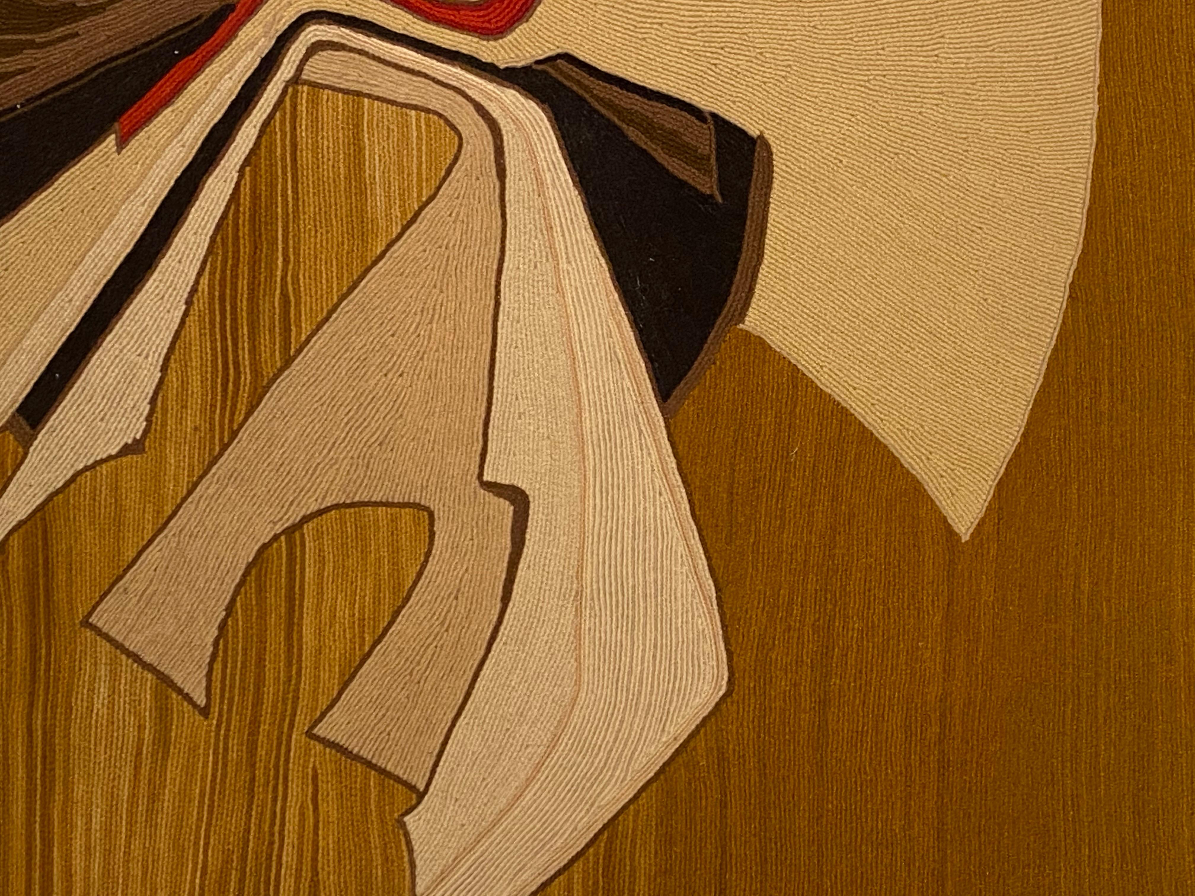 Mid-Century Modern Tapestry by Claude Prevost