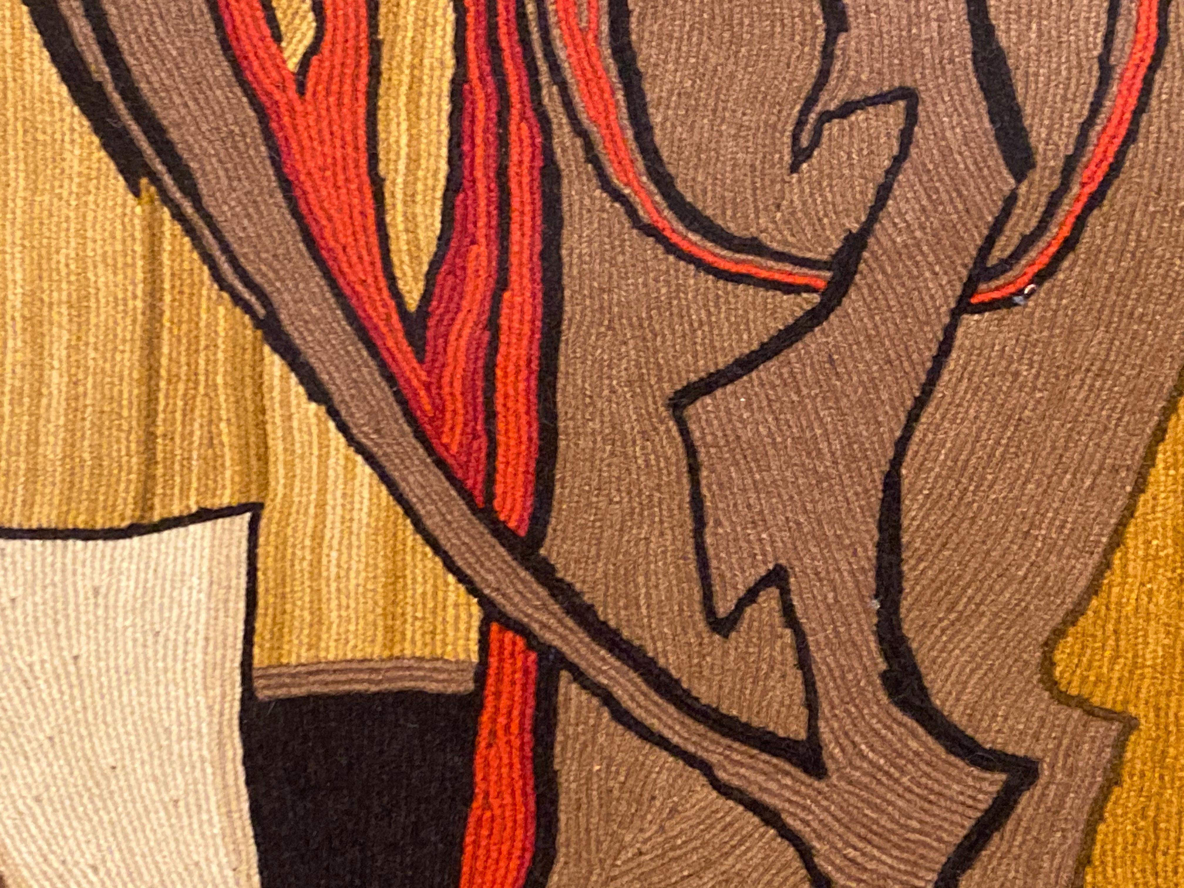 Wool Tapestry by Claude Prevost