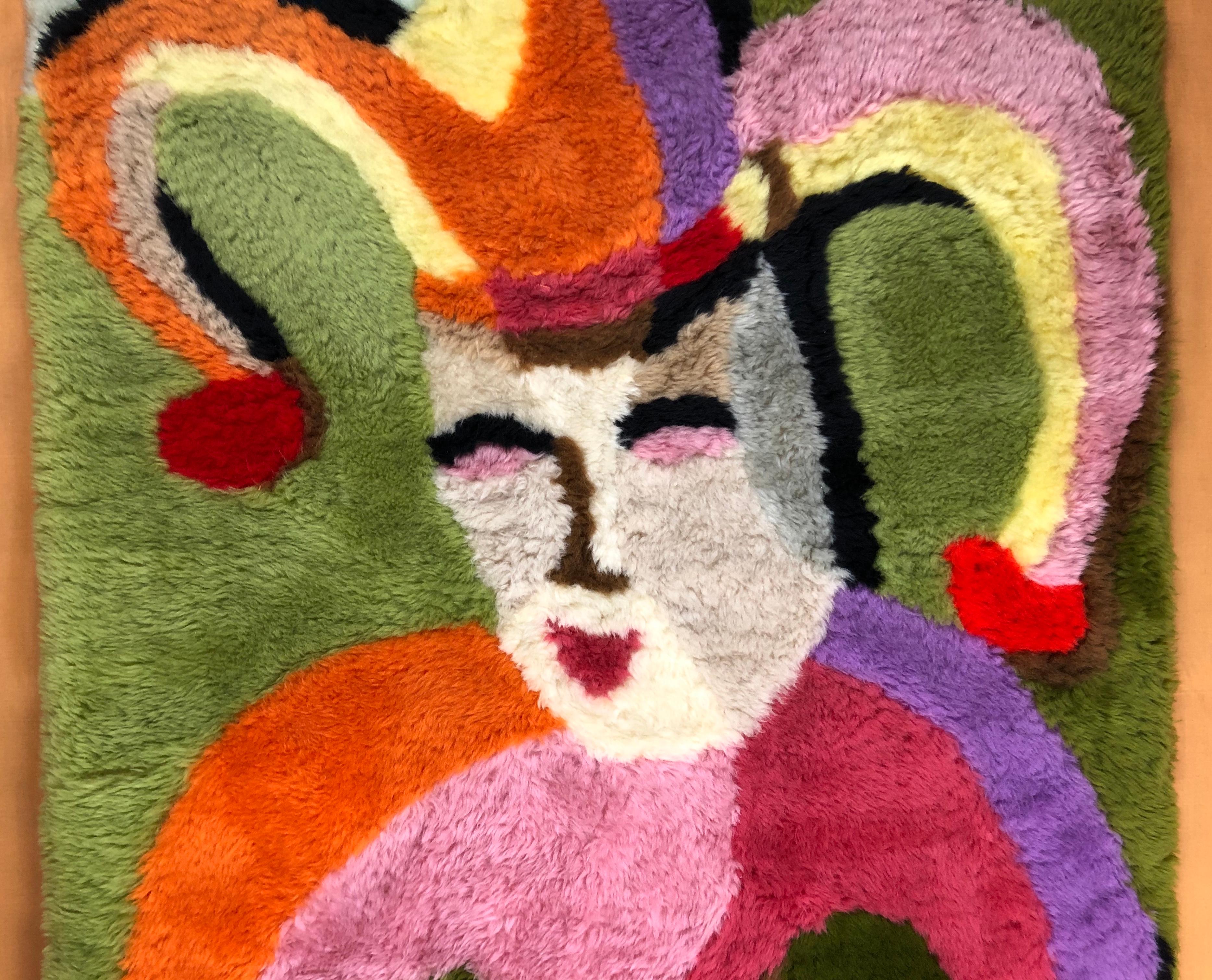 20ième siècle Rare tapisserie d'Henri Gineste 