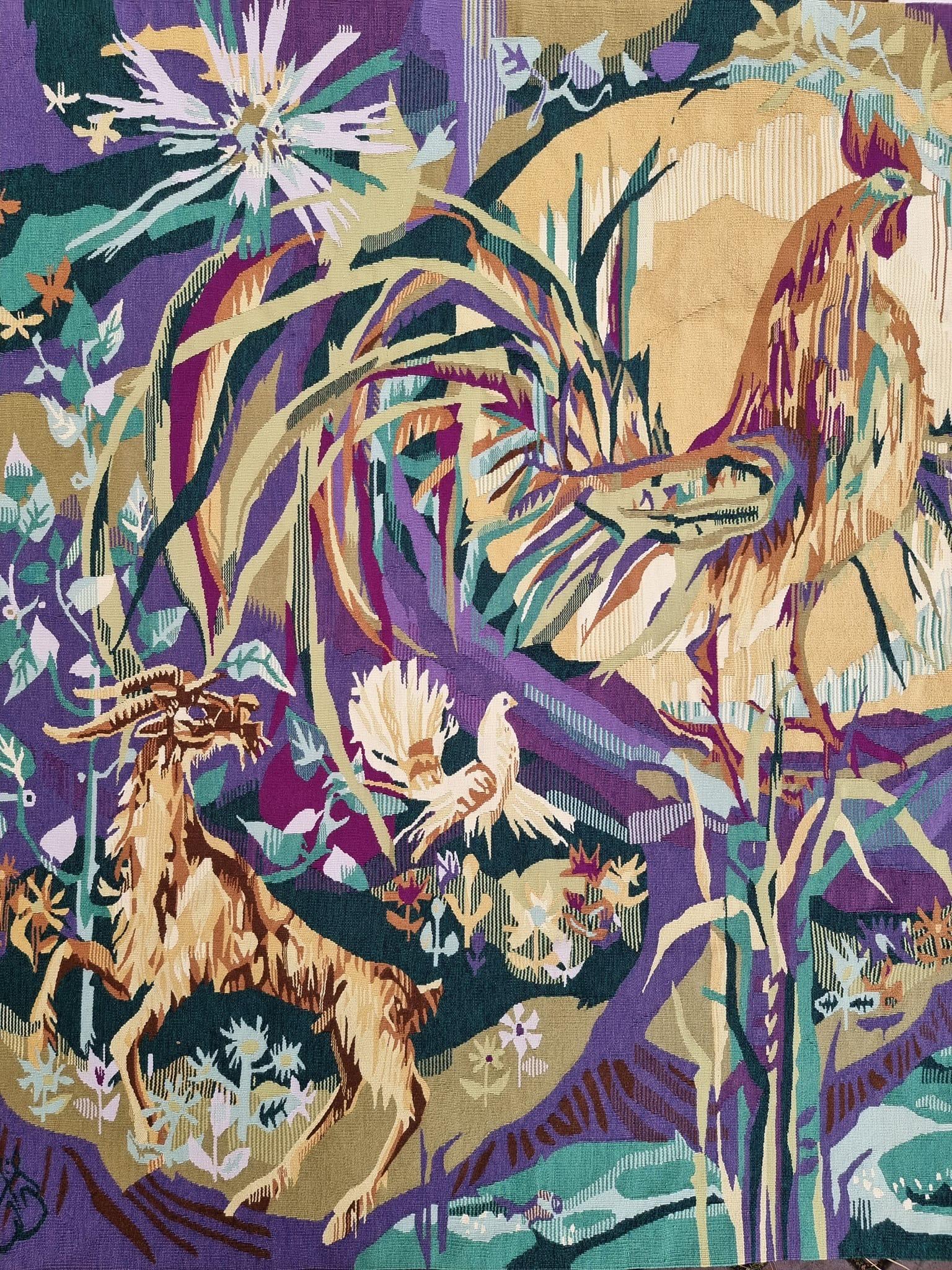 Tapestry by Herve Lelong For Sale 10