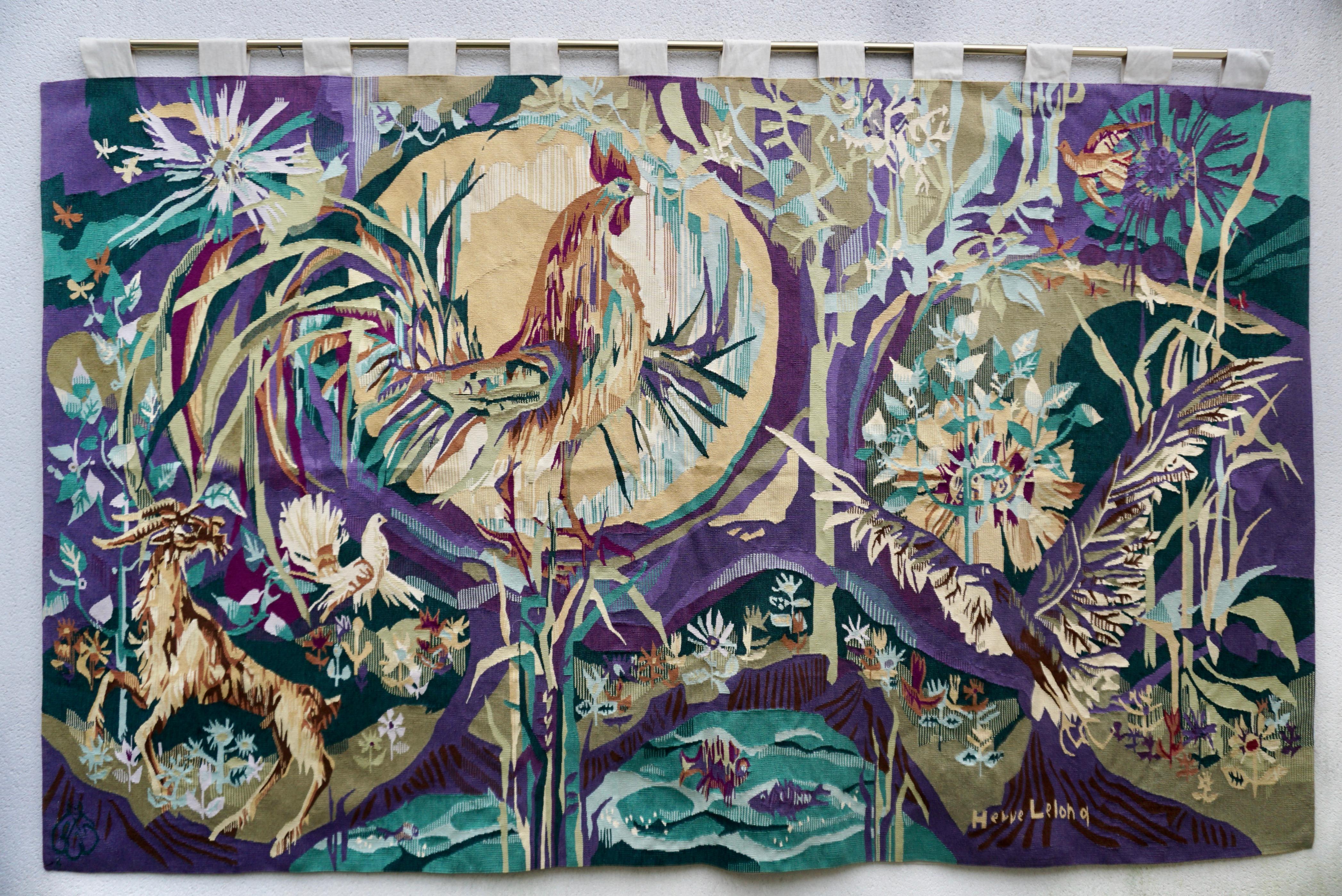 Woven Tapestry by Herve Lelong For Sale