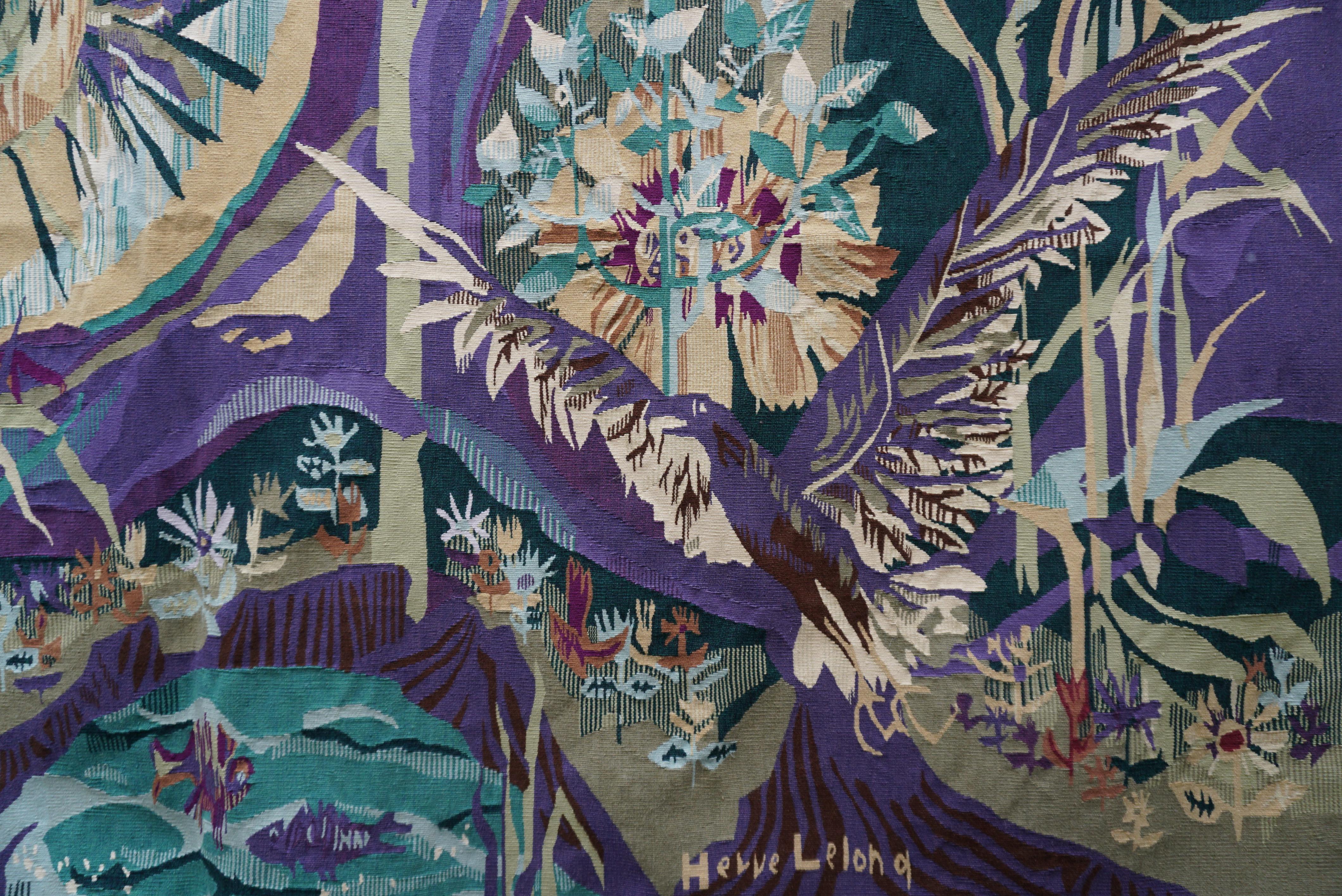 Wool Tapestry by Herve Lelong For Sale