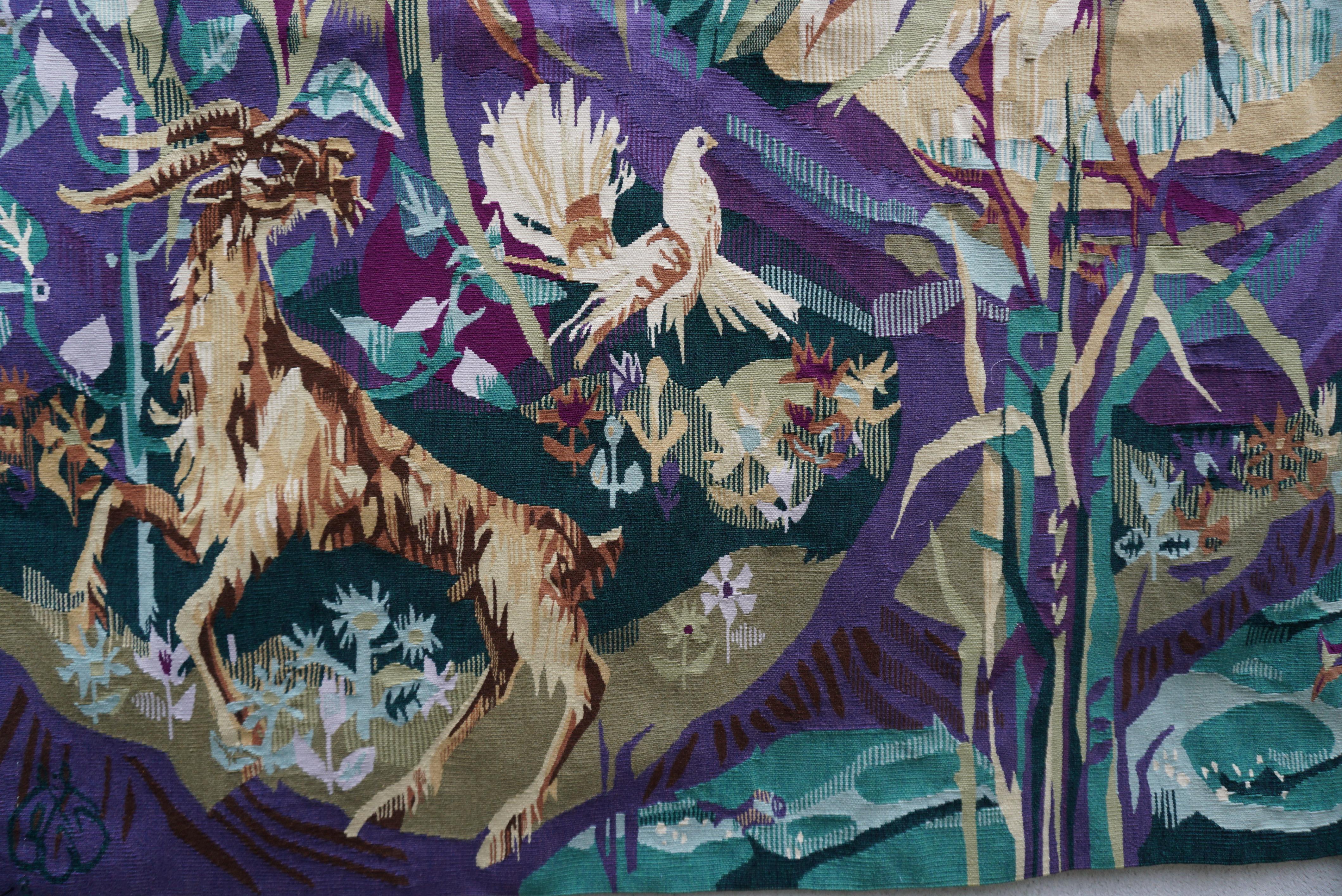 Tapestry by Herve Lelong For Sale 1