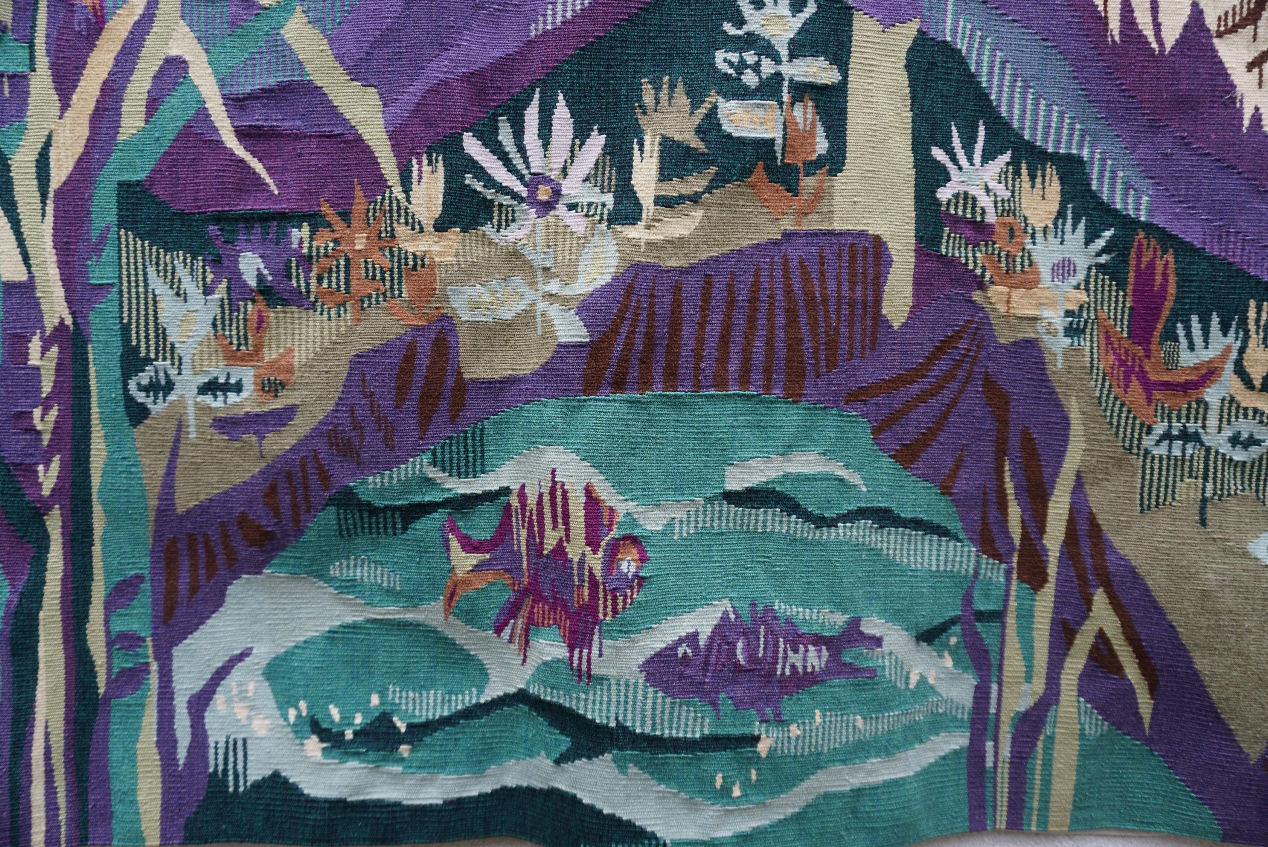 Tapestry by Herve Lelong For Sale 3