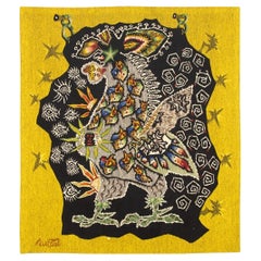 Vintage Tapestry by Jean Lurçat “the Rooster"