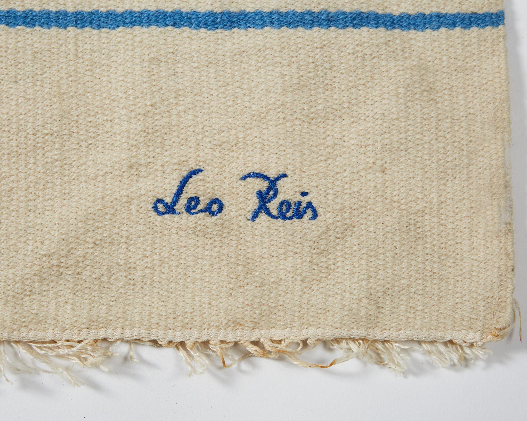 Hand-Woven Tapestry by Leo Reis, Sweden, 1980s. For Sale