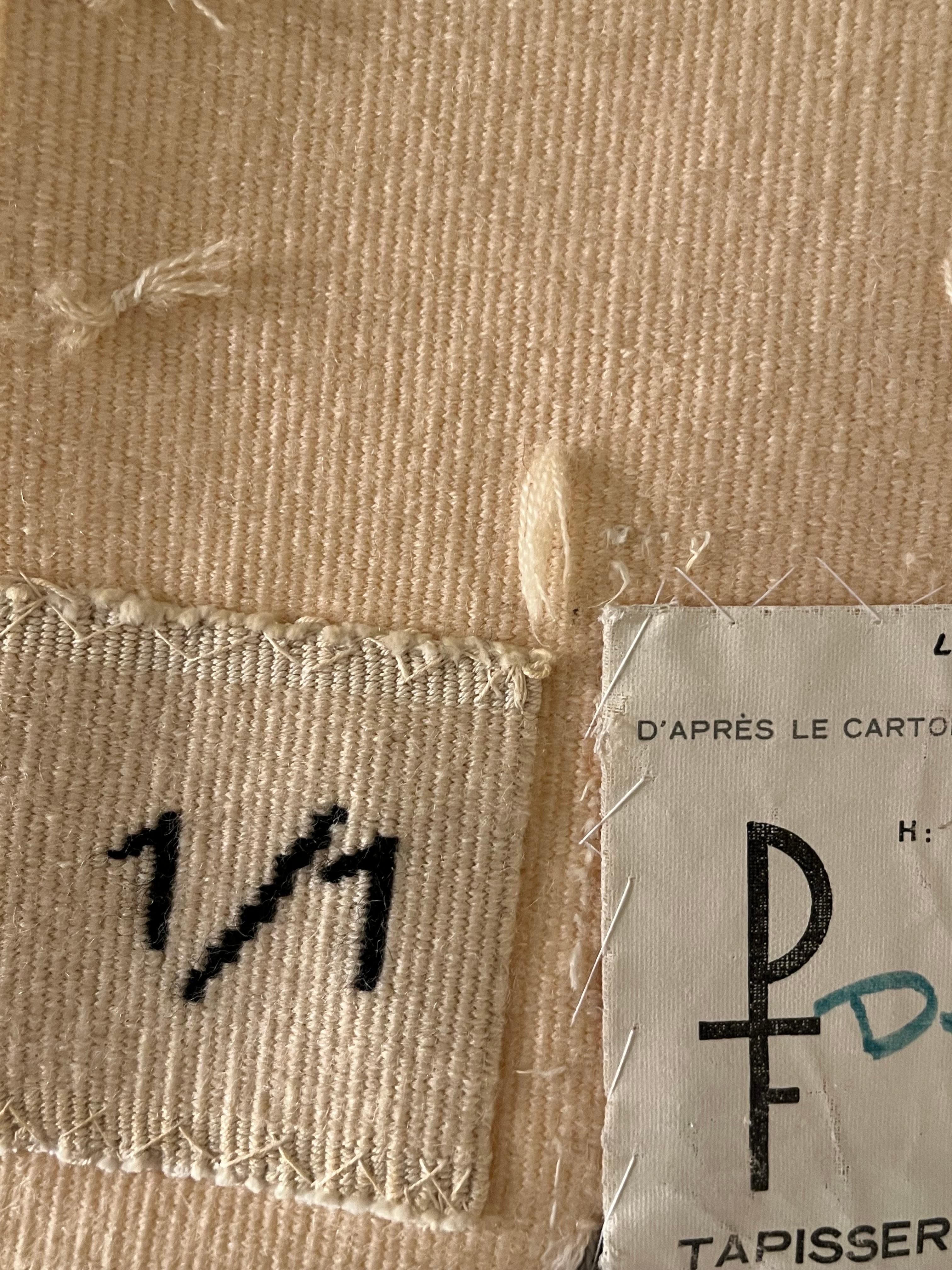 Lana Arazzo di Michel Degand per Atelier Pinton in vendita