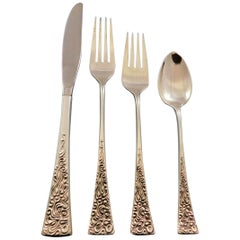 Tapestry by Reed and Barton Sterling Silver Flatware Set Service 24 Pcs Modern