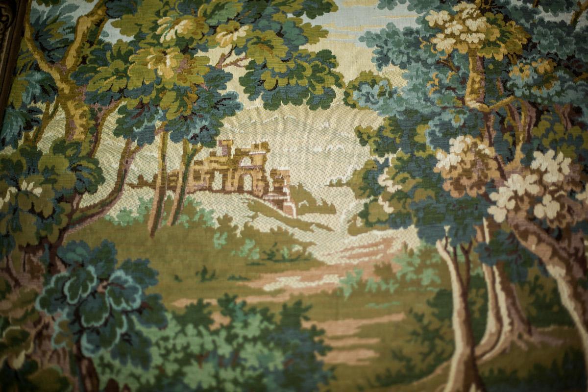 Fabric Tapestry Depicting a Forest from the Early 20th Century