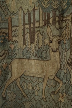 Tapestry Designed by Alf Lundeby, Woven by Ragnhild Prestgard, Norway, 1913–1914