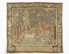 Tapestry Designed by Alf Lundeby, Woven by Ragnhild Prestgard, Norway, 1913–1914