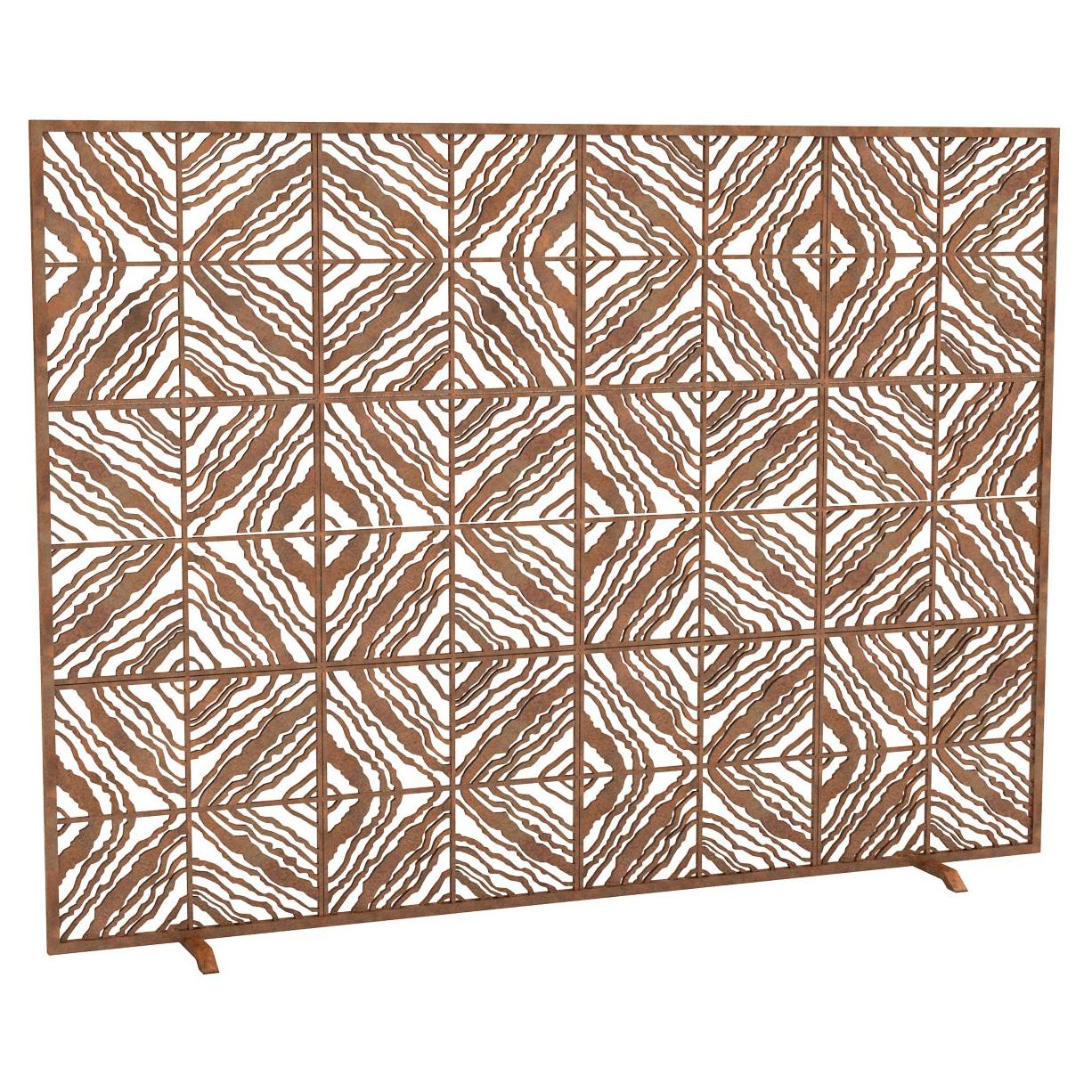 Marmol Fireplace Screen in African Gold For Sale at 1stDibs
