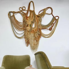 Tapestry 'Formas Retorcidas' by Xtiano & Michel Brazil 1973