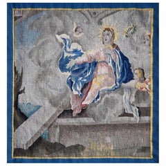 Frammento di arazzo, Fiandre, XVII secolo - L'Assunzione di Maria - N. 1565