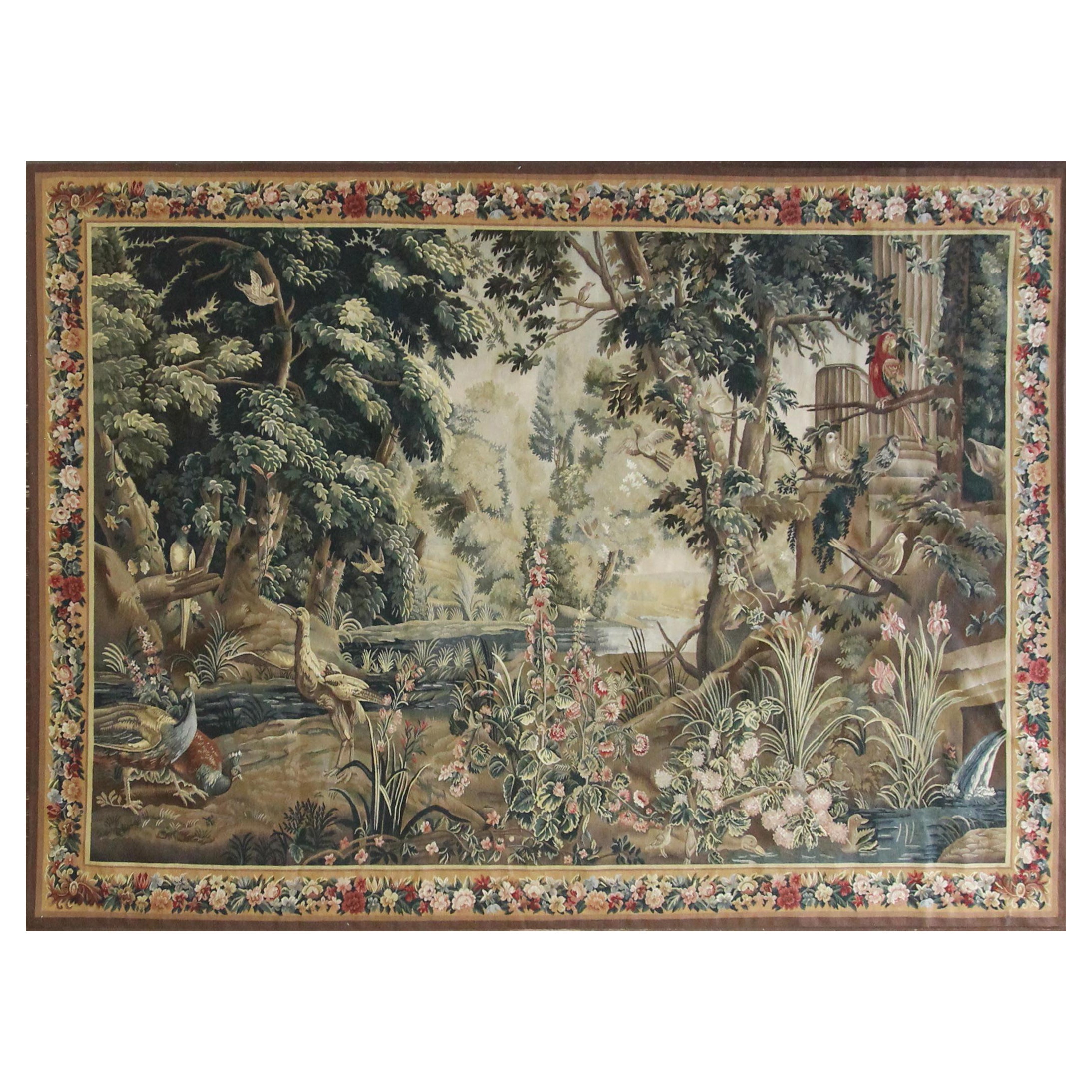 Tapisserie, conception française très fine, protection, 9'3" x 6'8"