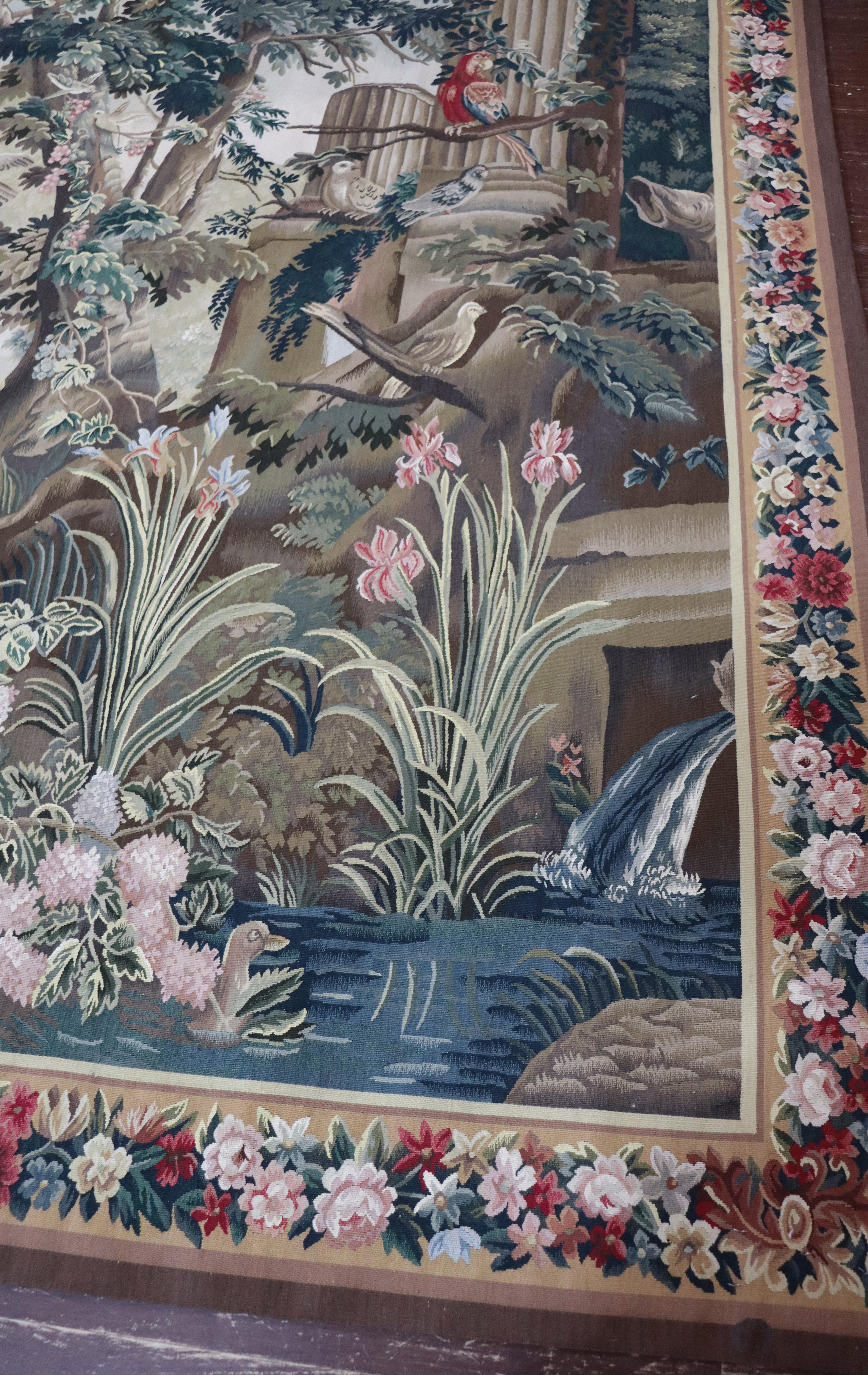 Tapestry, French Design Very Fine, Reprotection For Sale 3