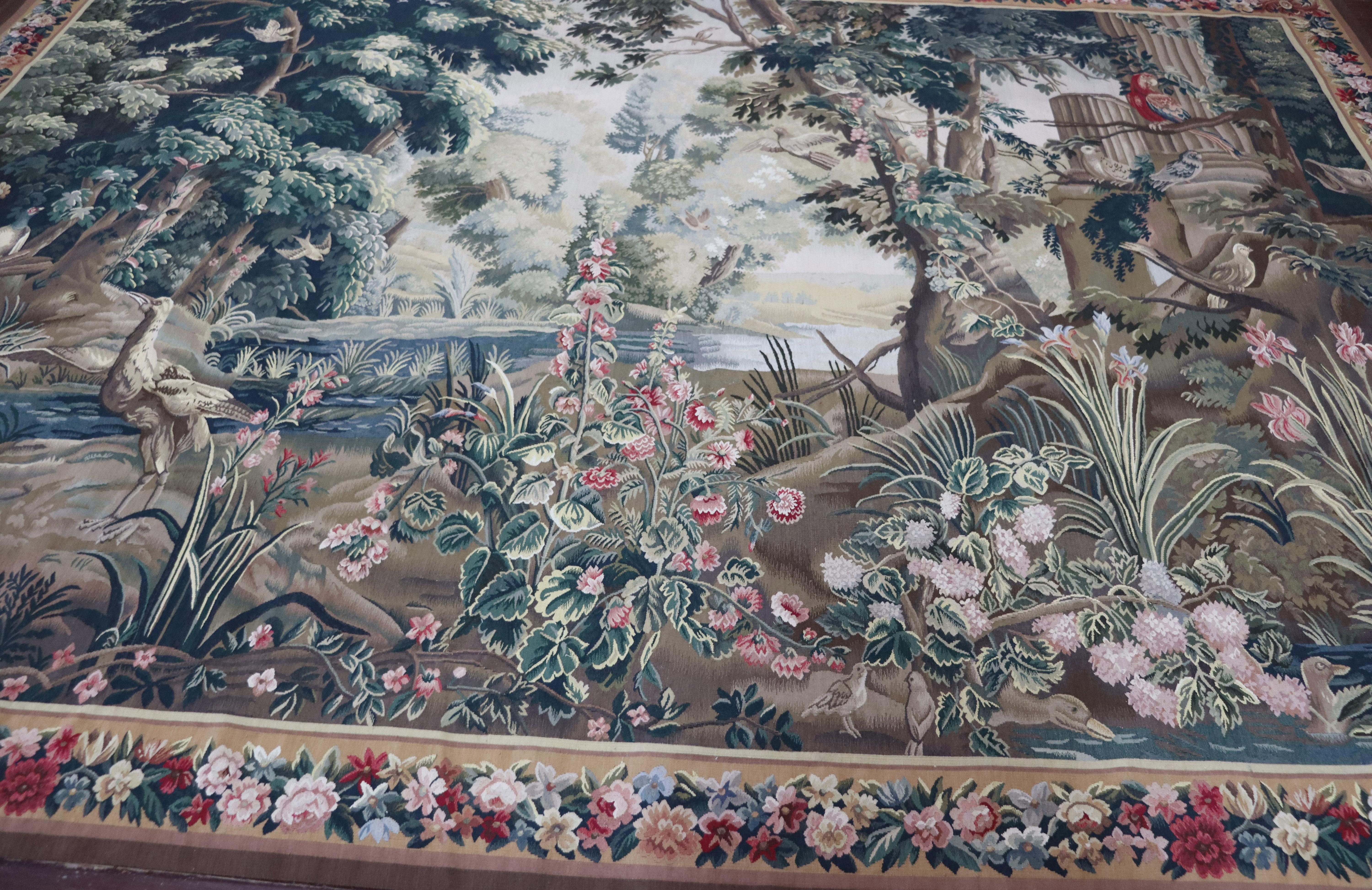 Tapestry, French Design Very Fine, Reprotection For Sale 4