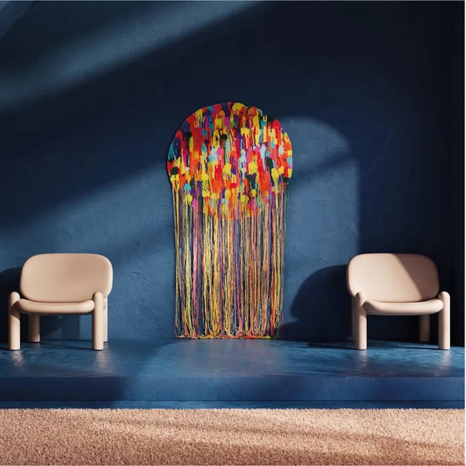 Tapestry from the Collection PiùDiUno by Omar Hassan for Driade For Sale 9