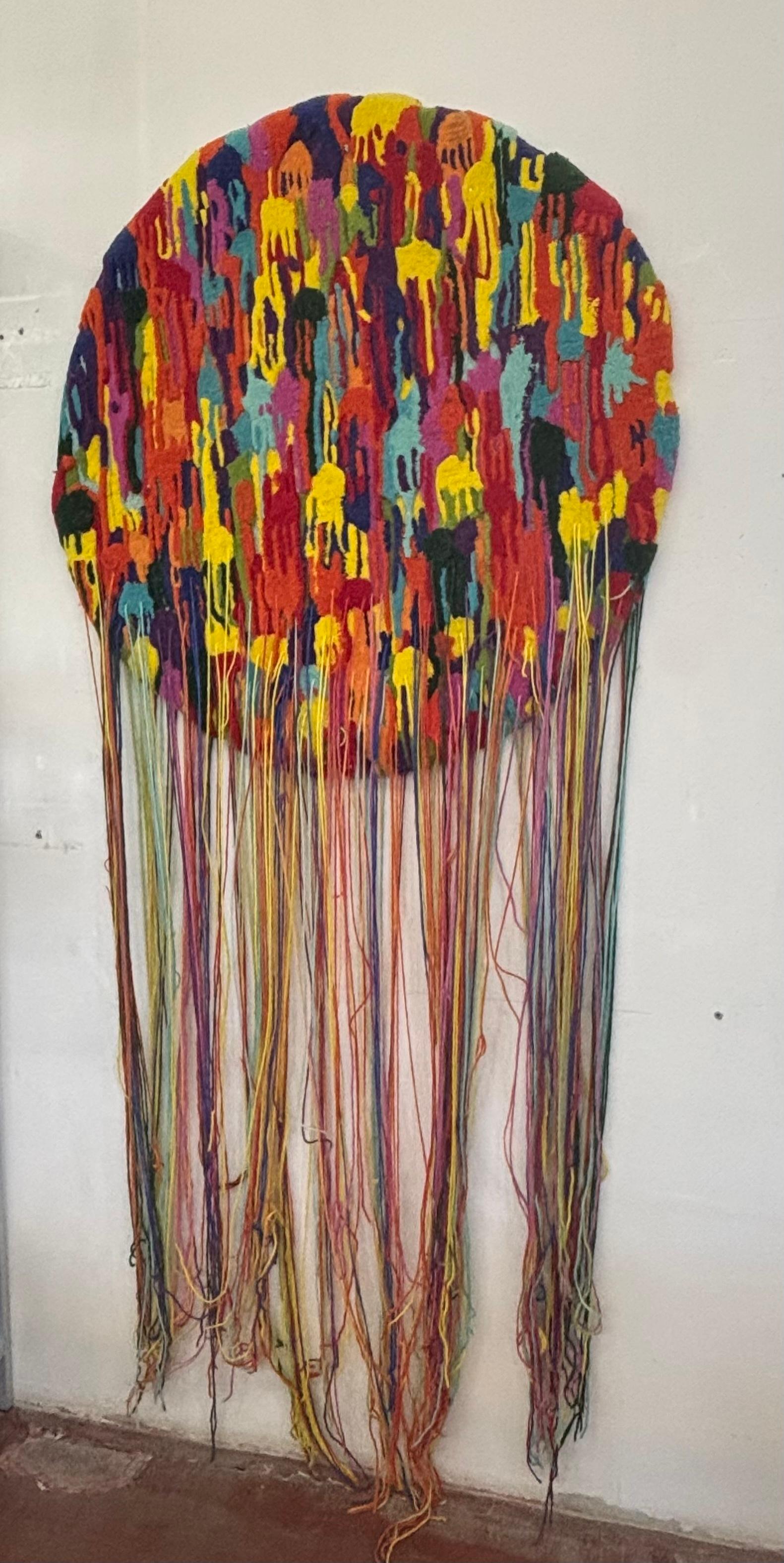 Modern Tapestry from the Collection PiùDiUno by Omar Hassan for Driade For Sale