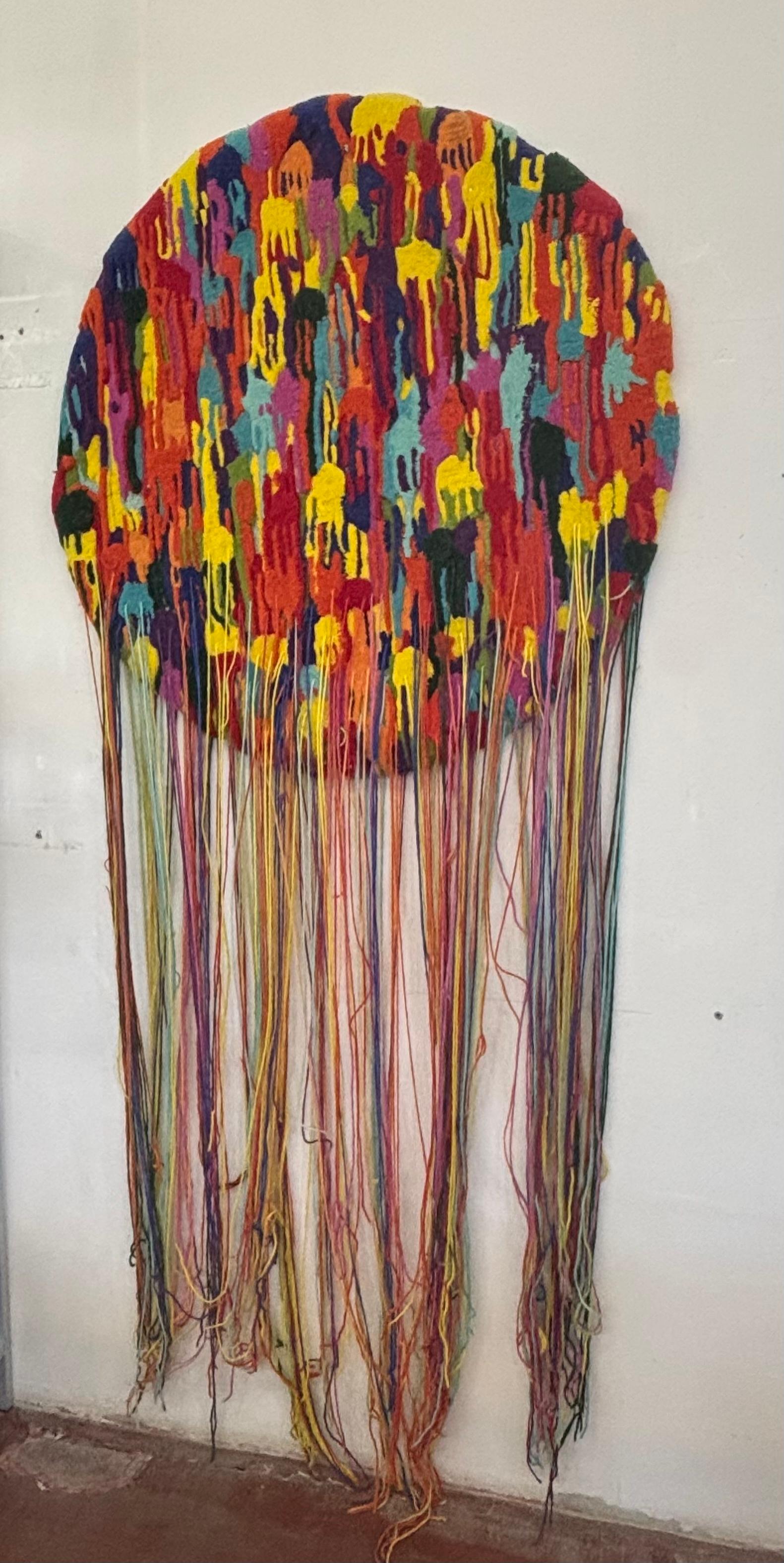 Tapestry from the Collection PiùDiUno by Omar Hassan for Driade In Excellent Condition For Sale In Milan, Italy