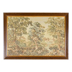 Tapestry from the Interwar Period in a Wooden Frame