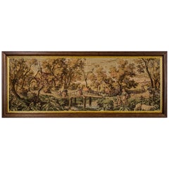 Tapestry from the Interwar Period in an Oak Frame