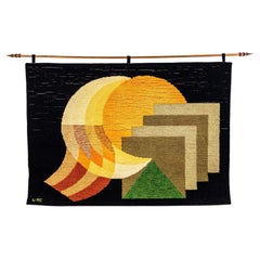 Tapestry, "Geometrico" by Valdivino Alves Da Conceição, Brazil, 1960's, Wool