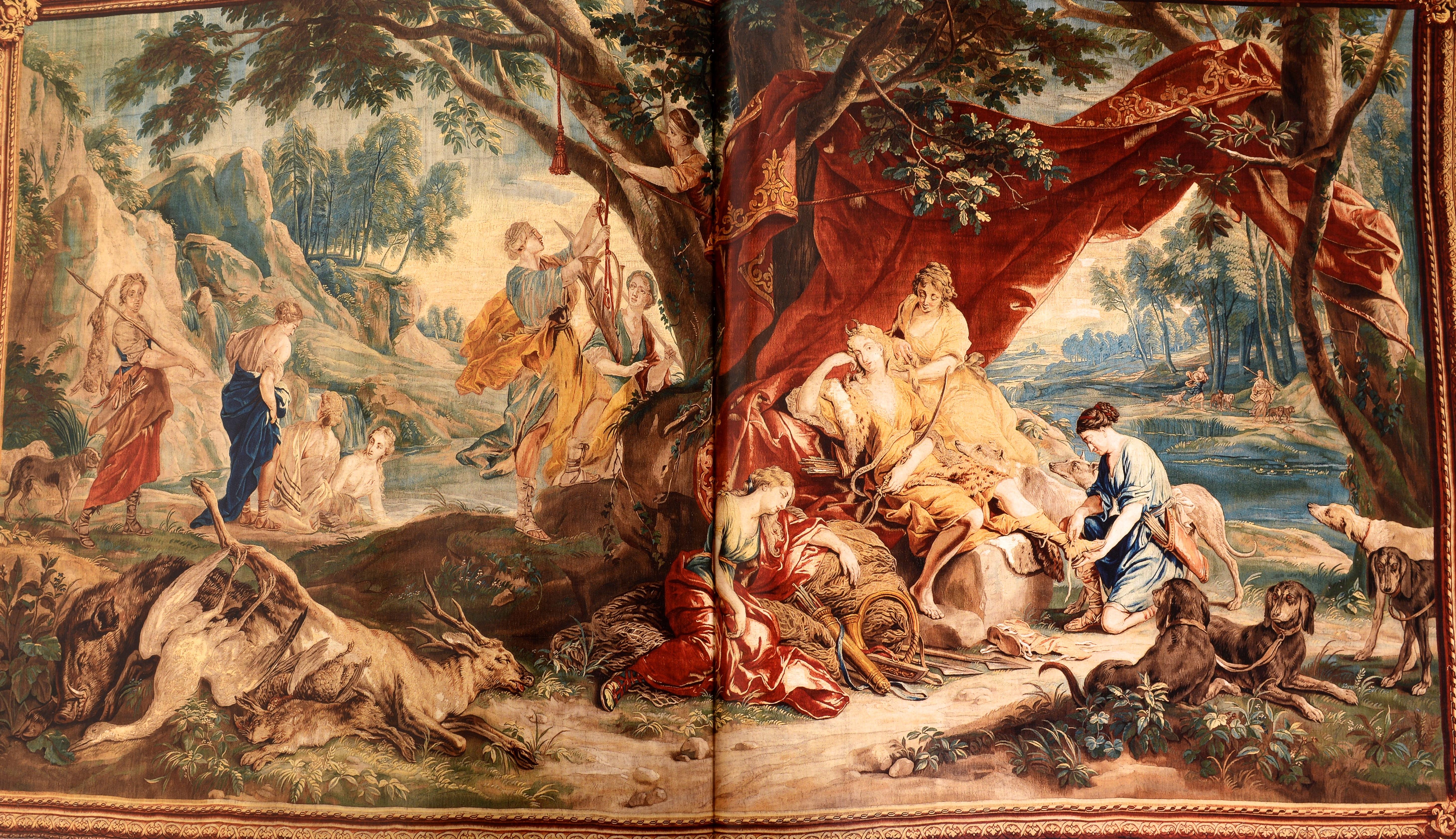 Tapisserie dans les fils baroques de la splendeur de Thomas Campbell, 1ère édition en vente 1