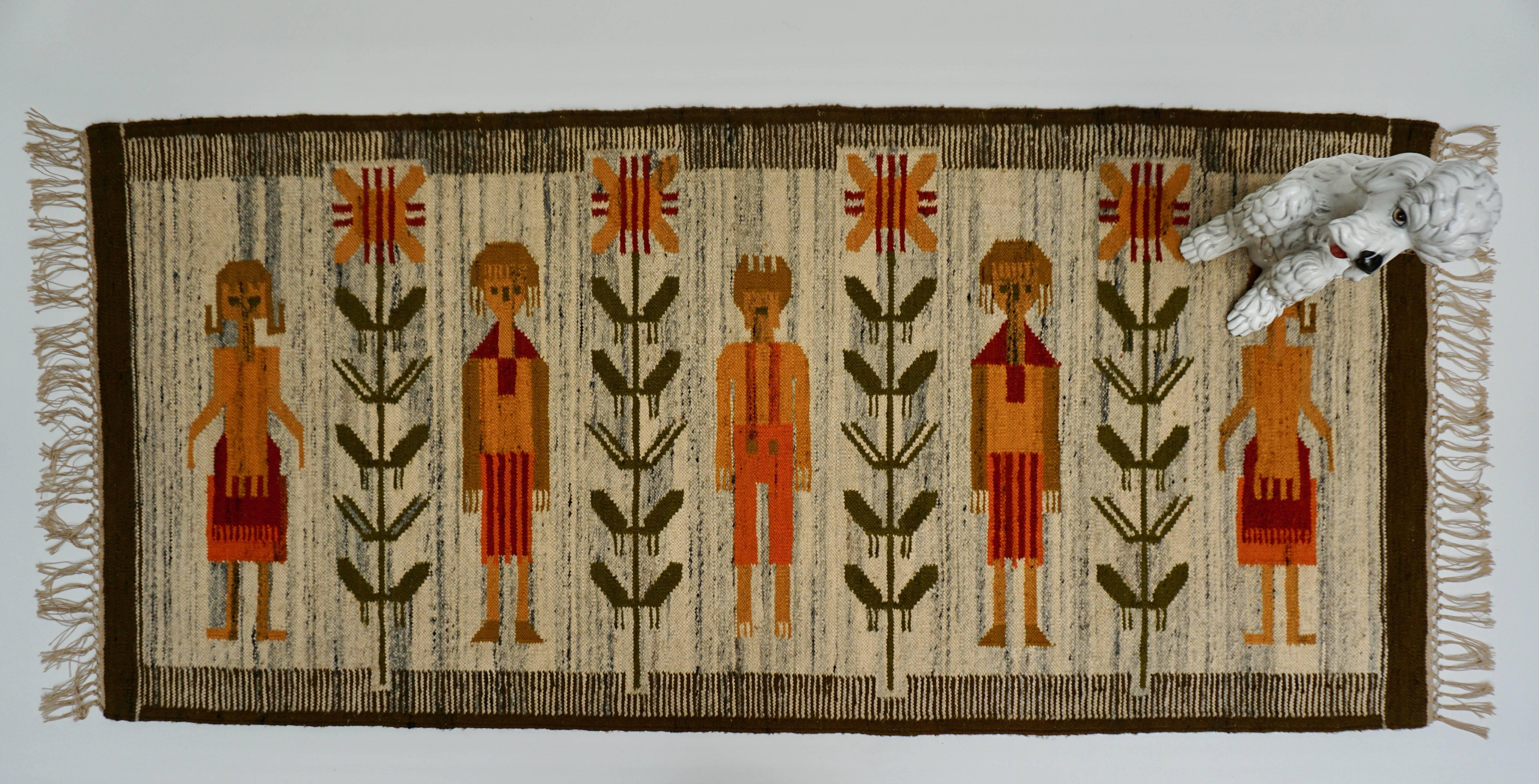 Hand-Woven Tapestry in Wool