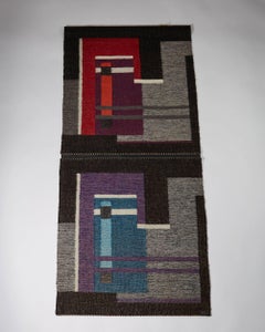 Tapestry “Kölighedens Varme” by Kirsten Gregers Jensen, Denmark, 1950s
