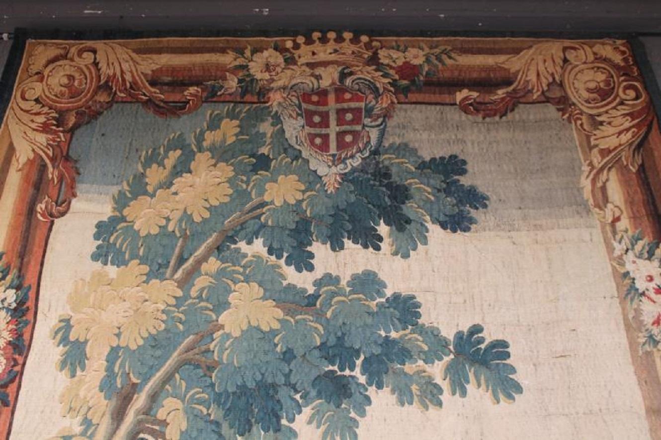 Textile Tapestry Louis XIV, 17th Century For Sale