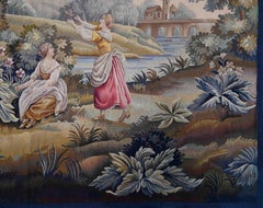 Tapestry Manufacture d'Aubusson 19th century - Scène Champêtre - N° 1413