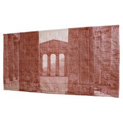 Tapestry model “Tempio de Segesta” by Enzo Mari For Interflex