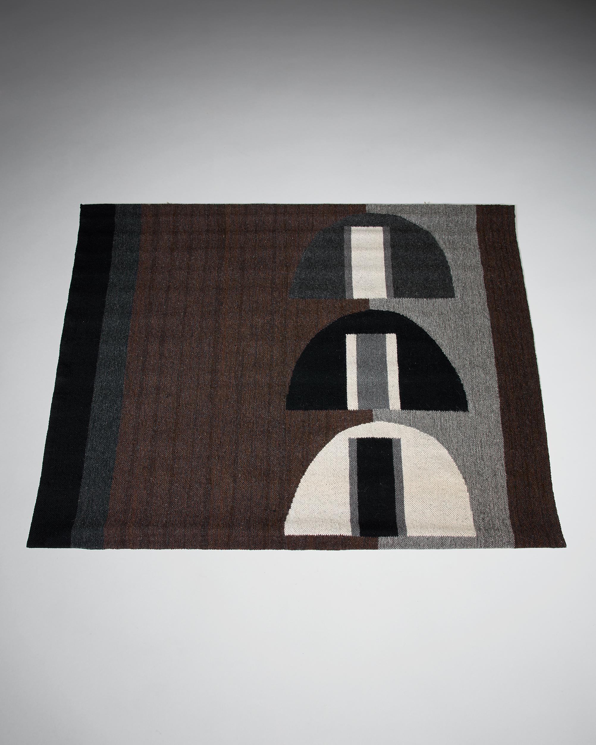 Wandteppich 'Porte' Entworfen von Kirsten Gregers Jensen (Skandinavische Moderne) im Angebot