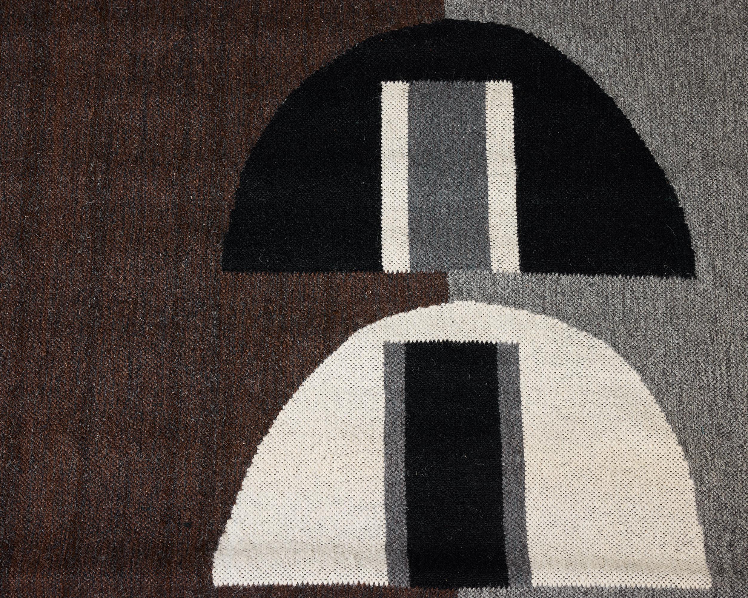 Wandteppich 'Porte' Entworfen von Kirsten Gregers Jensen (Handgewebt) im Angebot