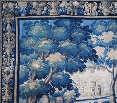 Tapestry, Royal Aubusson Manufactory, 17th Century "the Triumph Of Flora" N 1643