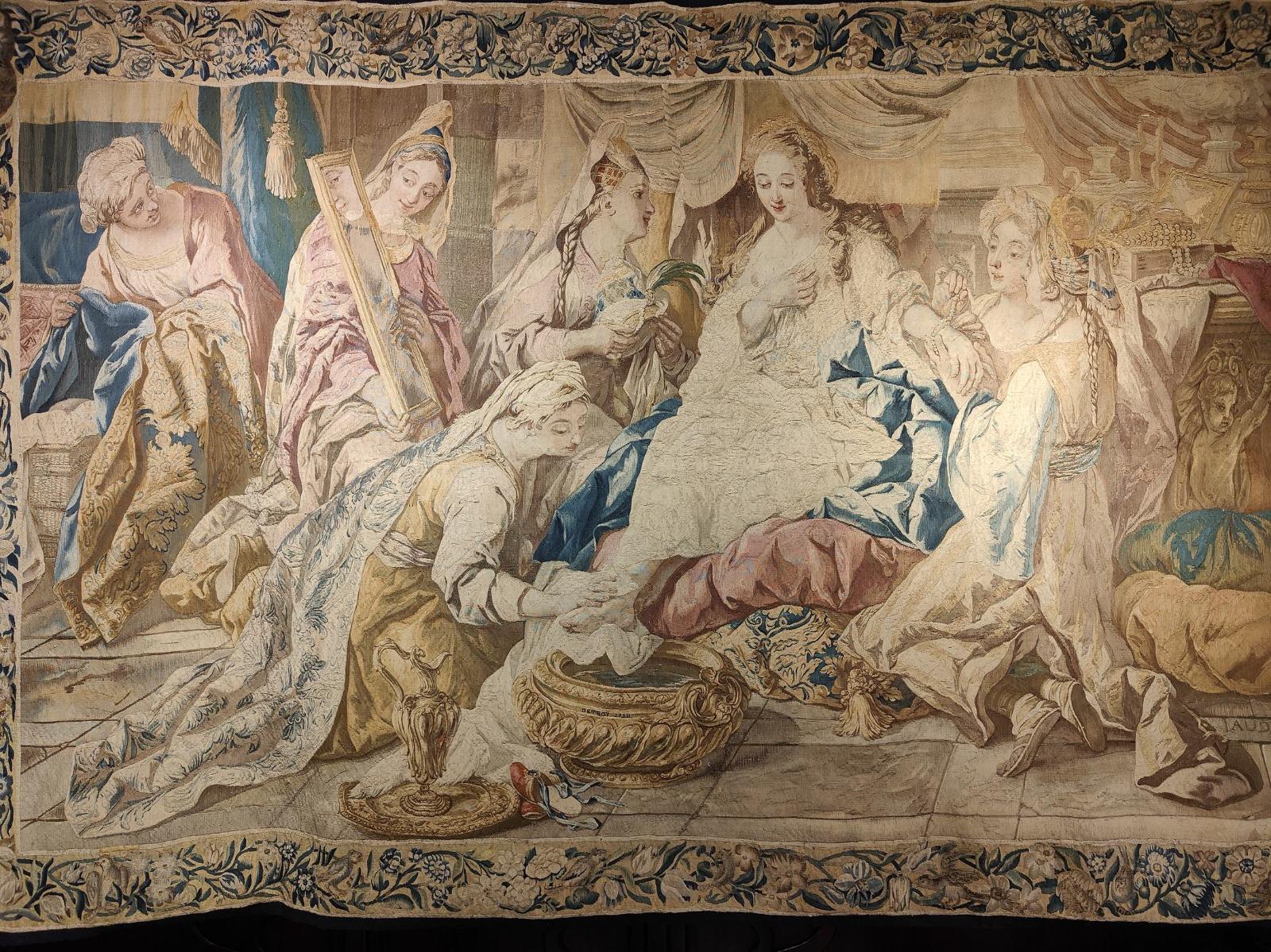 XVIIIe siècle Tapisserie   Manufacture royale d'Aubusson, période Louis XVI en 1738 aux Gobelins  en vente