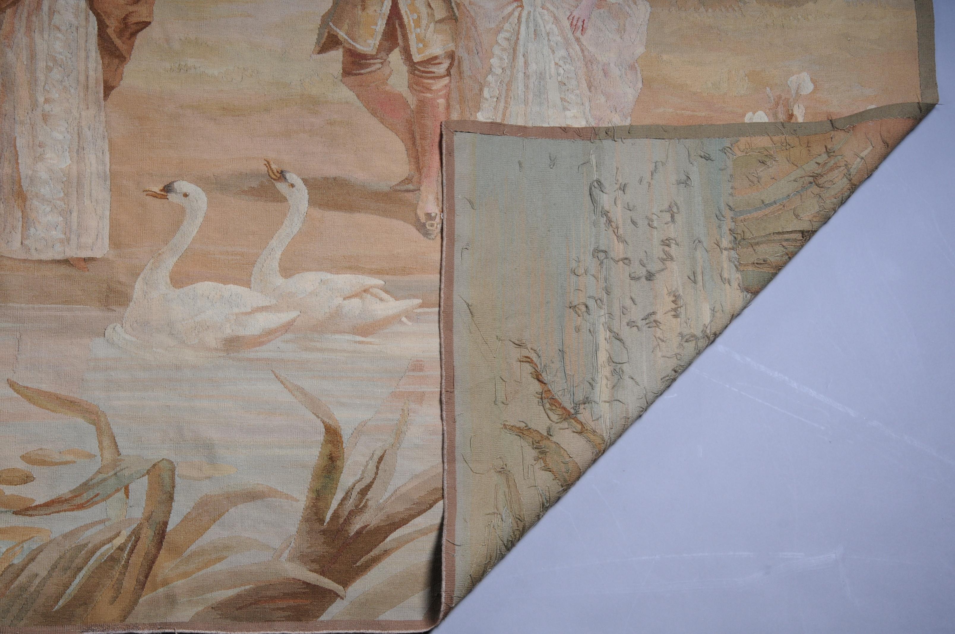 Royal Tapestry Teppich, Teppich Barockszene, um 1870 im Angebot 2