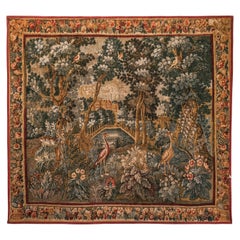 Vintage Tapestry / tapestry view with a bird 160 X 147 cm