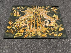 Tapestry "the Enchanted Lyre" Manufacture Robert Four in Aubusson