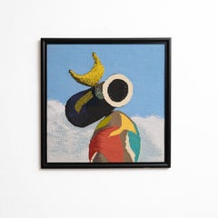 Tapestry Tribute to Joan Miró's 'Woman and Bird', circa 1960